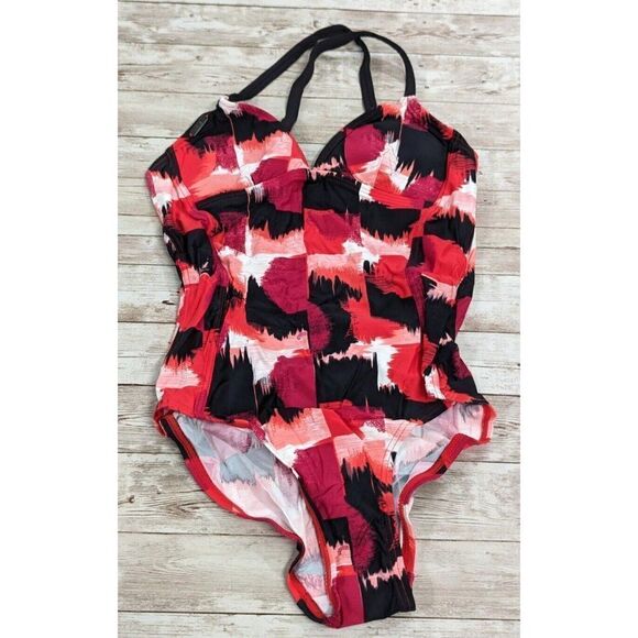 Lole Saranda Womens Size XS LWW0202 Multicolor Ruby Mirage Swimwear One-Piece - Picture 1 of 10